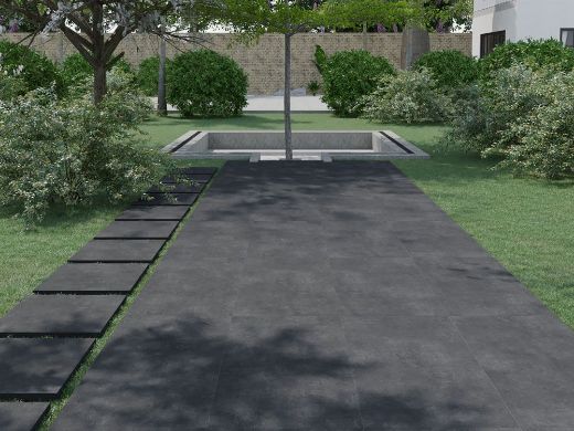 Billede af Outdoor Arctec Black 60x60x2 cm