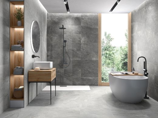 Billede af Mineral Dark 900x900 mm