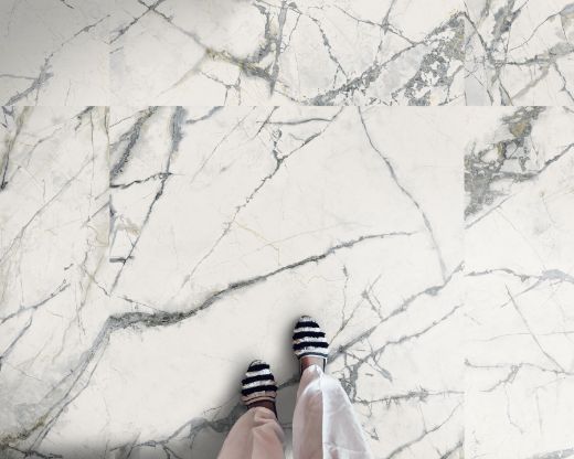 Billede af The Room Invisible White Mosaik 2,5x2,5 cm (RM - Mat)