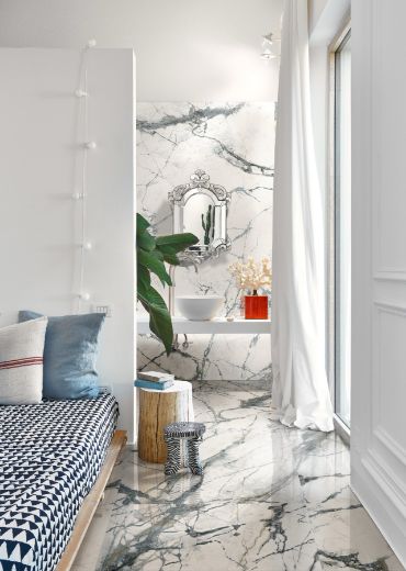 Billede af The Room Invisible White Mosaik 2,5x2,5 cm (RM - Mat)
