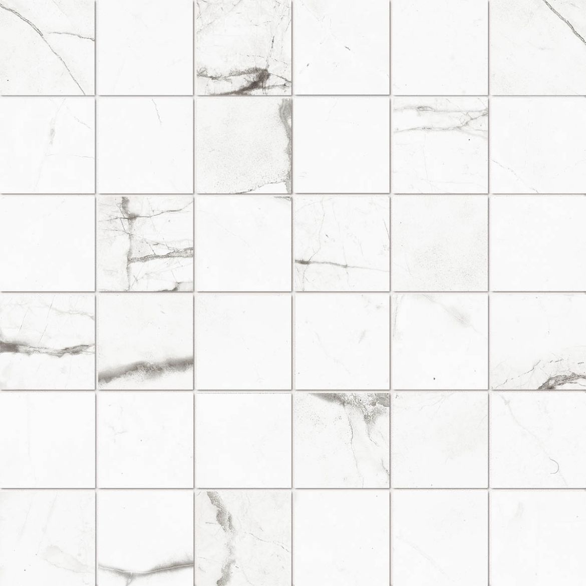 Billede af The Room Statuario Vena Piccola Mosaik 5x5 cm (RM - Mat)