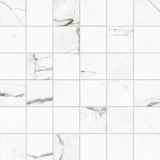 Billede af The Room Statuario Vena Piccola Mosaik 5x5 cm (RM - Mat)