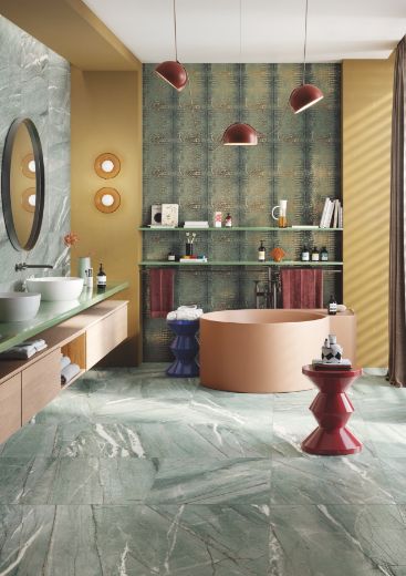 Billede af The Room Tiffany Green 60x120 cm (LPM - Matpoleret)