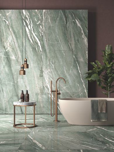 Billede af The Room Tiffany Green 120x120 cm (LPM - Matpoleret)