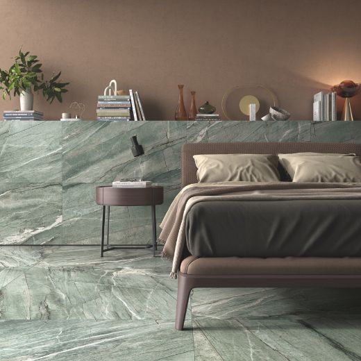 Billede af The Room Tiffany Green 120x120 cm (LPM - Matpoleret)
