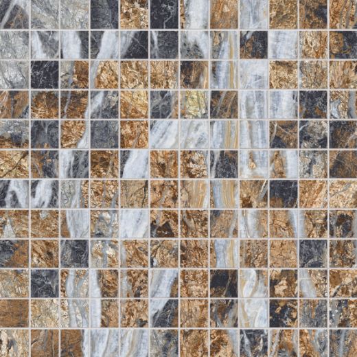Billede af The Room Blue Jeans Mosaik 2,5x2,5 cm (RM - Mat)
