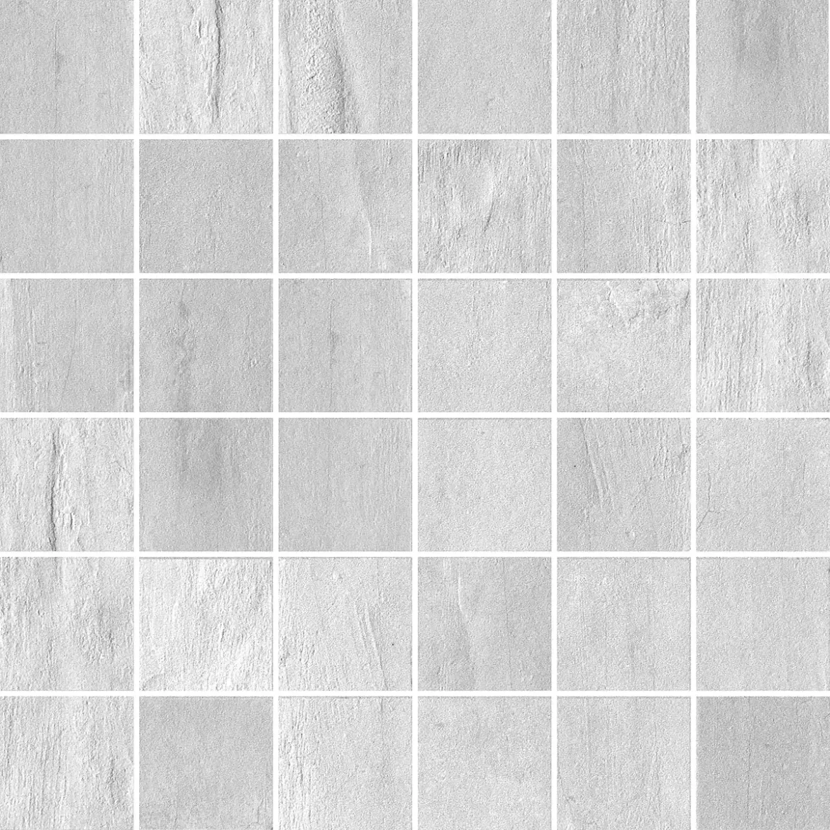 Billede af Creative Concrete White Mosaik 5x5 cm (RM - Mat)
