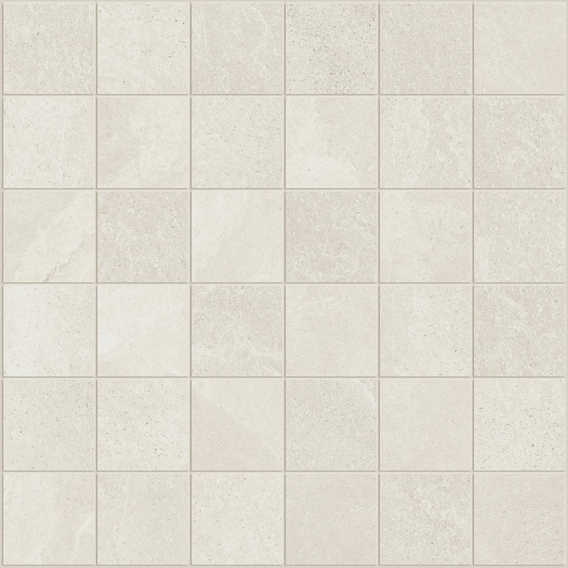 Billede af Azuma Rock White Mosaik 5x5 cm (RM - Mat)