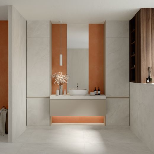 Billede af Azuma Rock White 60x60 cm (RM - Mat)