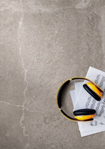 Billede af Stoncrete Grey 90x90 cm (R - Ru)