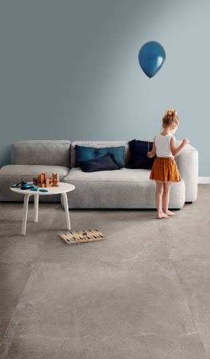 Billede af Stoncrete Grey 60x60 cm (R - Ru)
