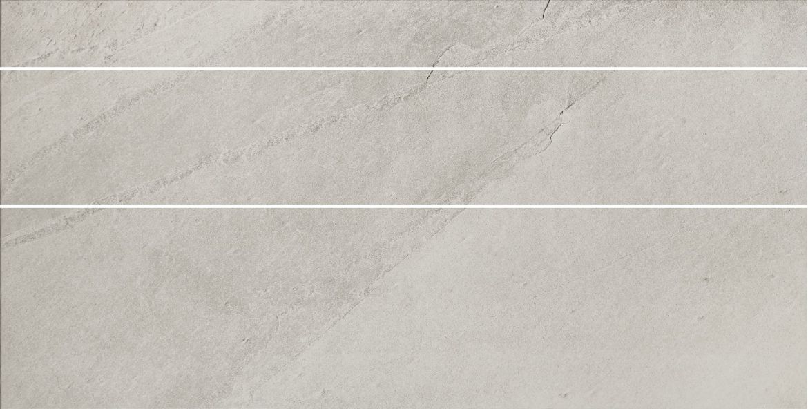 Billede af X-Rock White Multisize 5+10+15x60 cm (RM - Mat)