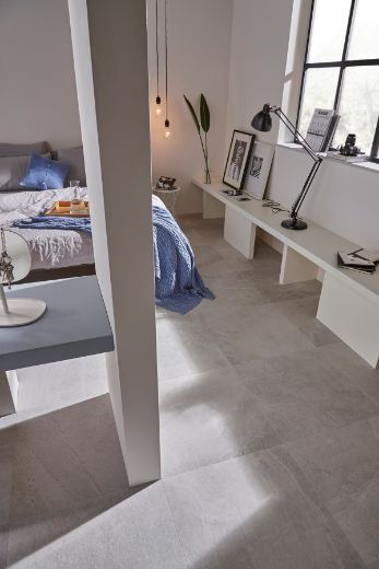 Billede af X-Rock White 60x120 cm (RB - Stokhugget)