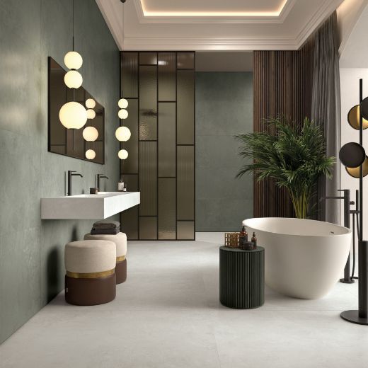 Billede af Vis White 30x60 cm (RM - Mat)