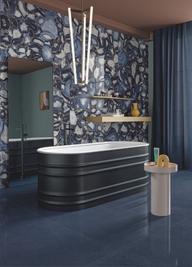 Billede af Aesthetica Agata Blu 60x120 cm (LPM - Matpoleret)