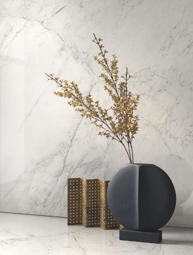 Billede af Aesthetica Calacatta Extra White Mosaik 2,5x2,5 cm (RM - Mat)