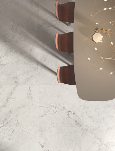 Billede af Aesthetica Calacatta Extra White 60x120 cm (RM - Mat)