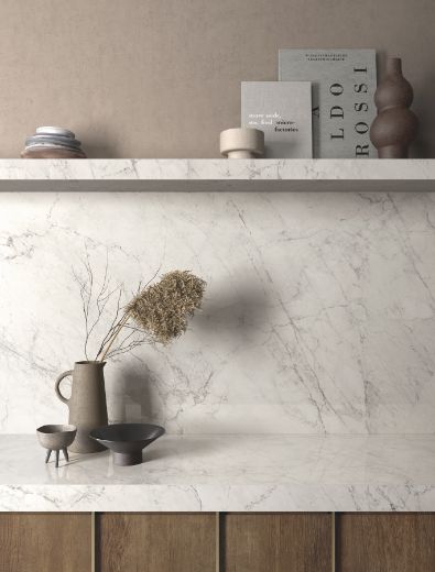 Billede af Aesthetica Calacatta Extra White 120x278 cm (LP - Poleret)