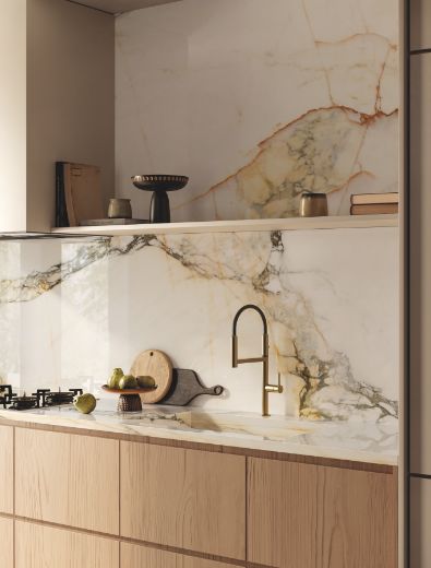 Billede af Aesthetica Calacatta Paonazzo 120x120 cm (LPM - Matpoleret)