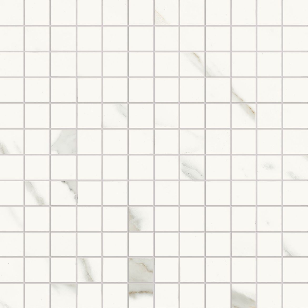 Billede af Aesthetica Statuario Extra White Mosaik 2,5x2,5 cm (RM - Mat)