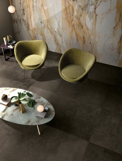 Billede af Bianco Calacatta Macchia Vecchia 90x90 cm (RM - Mat)