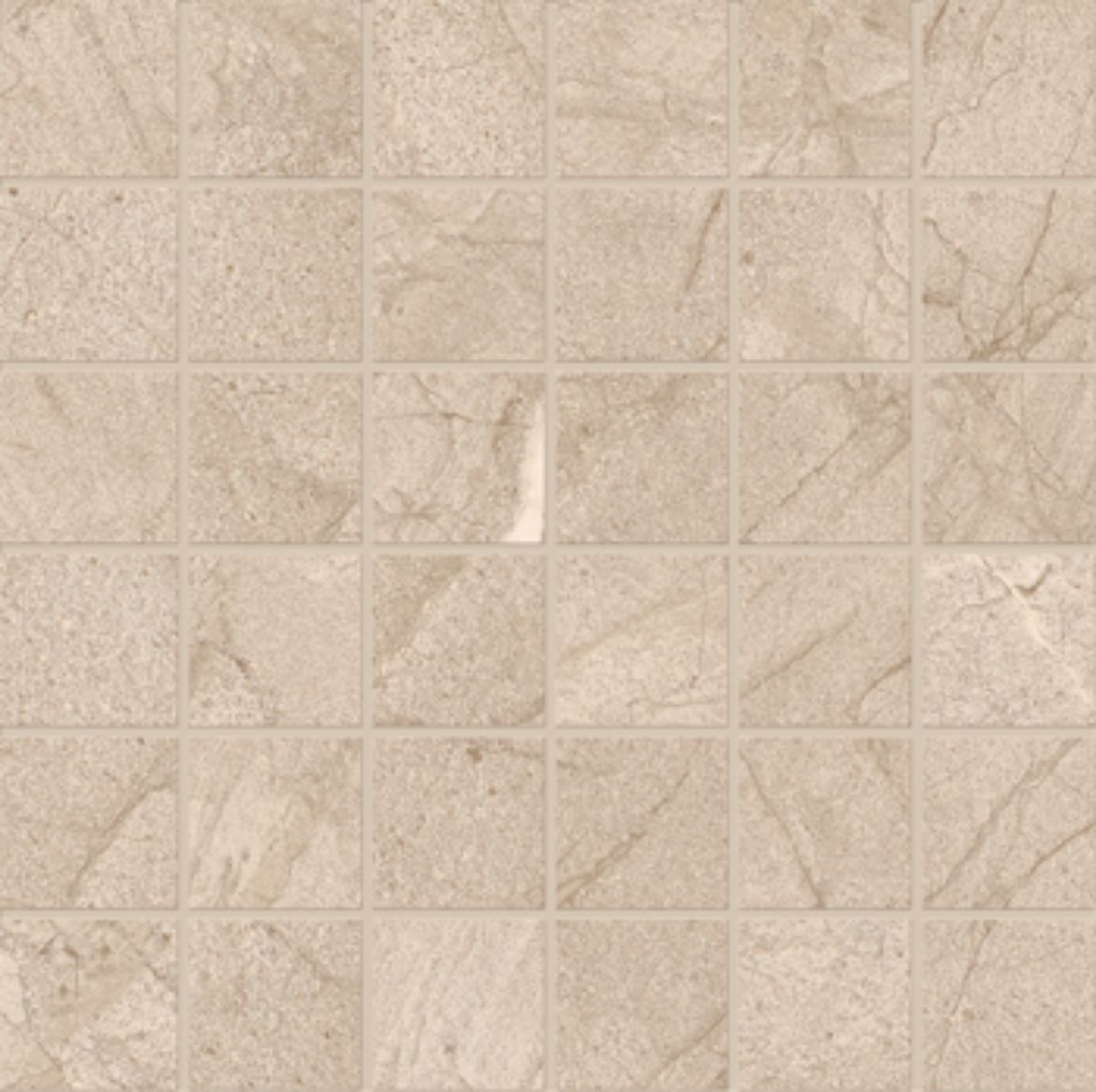 Billede af Blanco Beige Mosaik 5x5 cm (RM - Mat)