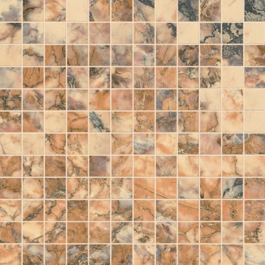 Billede af Aesthetica Breche Vendome Mosaik 2,5x2,5 cm (LPM - Matpoleret)