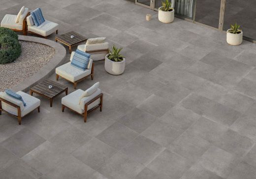 Billede af Outdoor Cemento Grey 60x60x2 cm