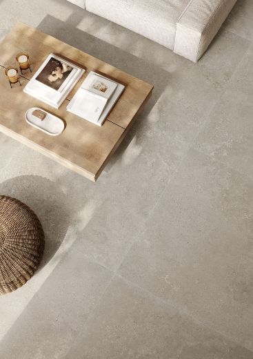Billede af Closer Grey-Beige 120x120 cm (RM - Mat)