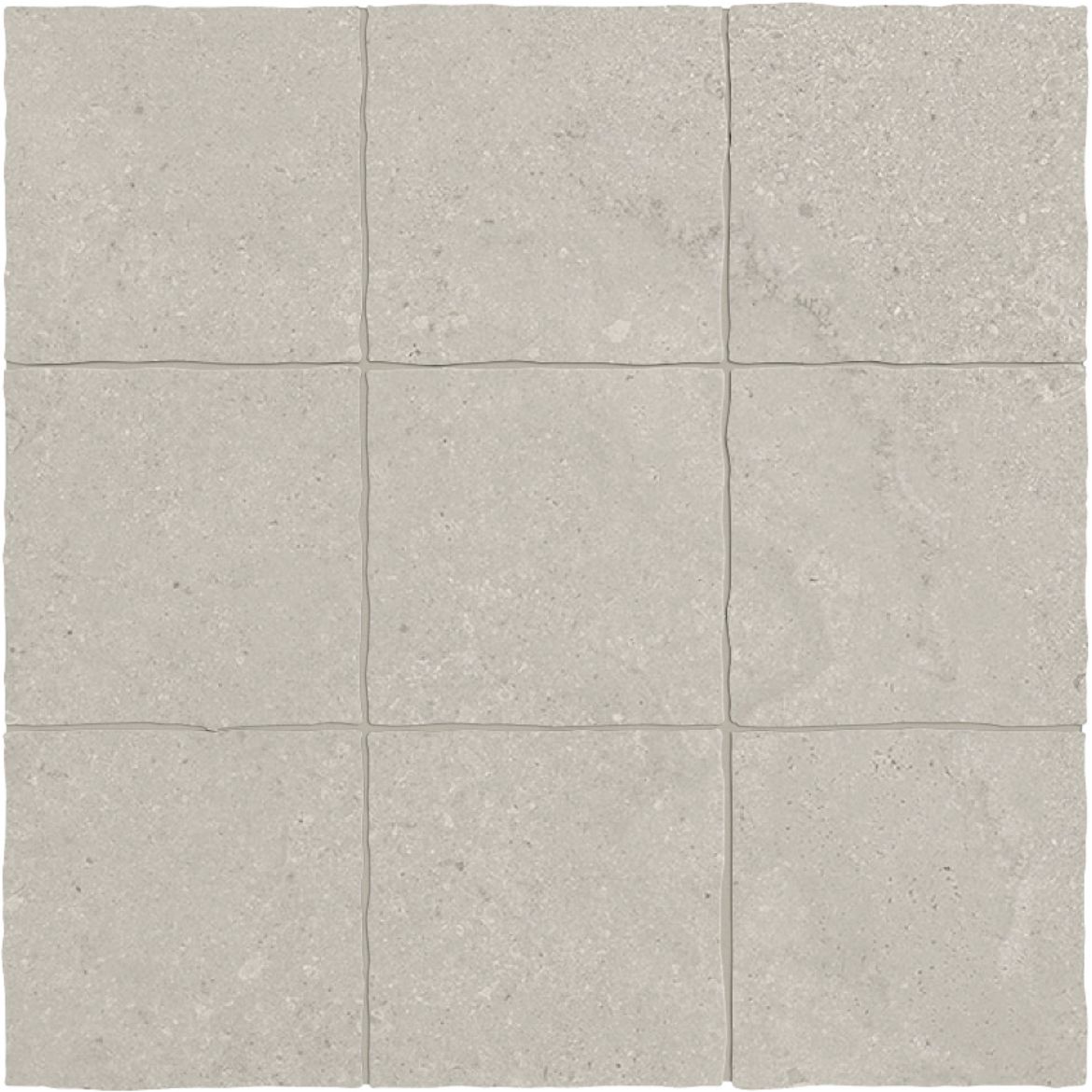 Billede af Closer Grey-Beige Tumlet Mosaik 10x10 cm (RM - Mat)