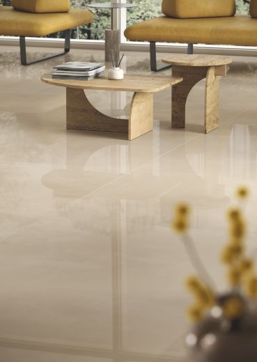 Billede af Mycro Almond 60x120 cm (L - Højpoleret)