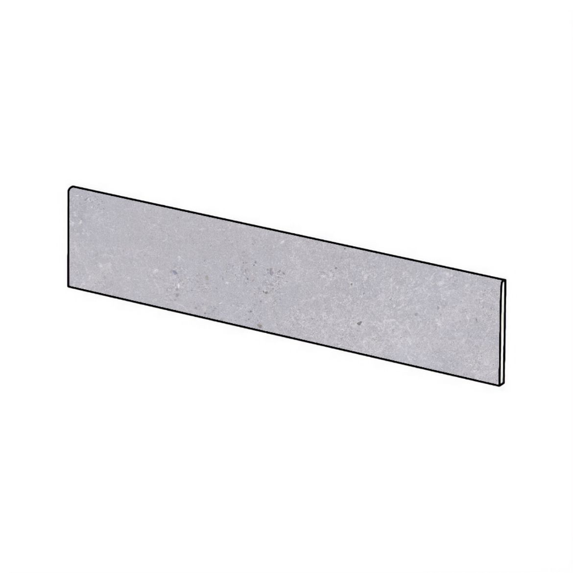 Billede af Yubawalk Grey Sokkelliste 7,2x60 cm