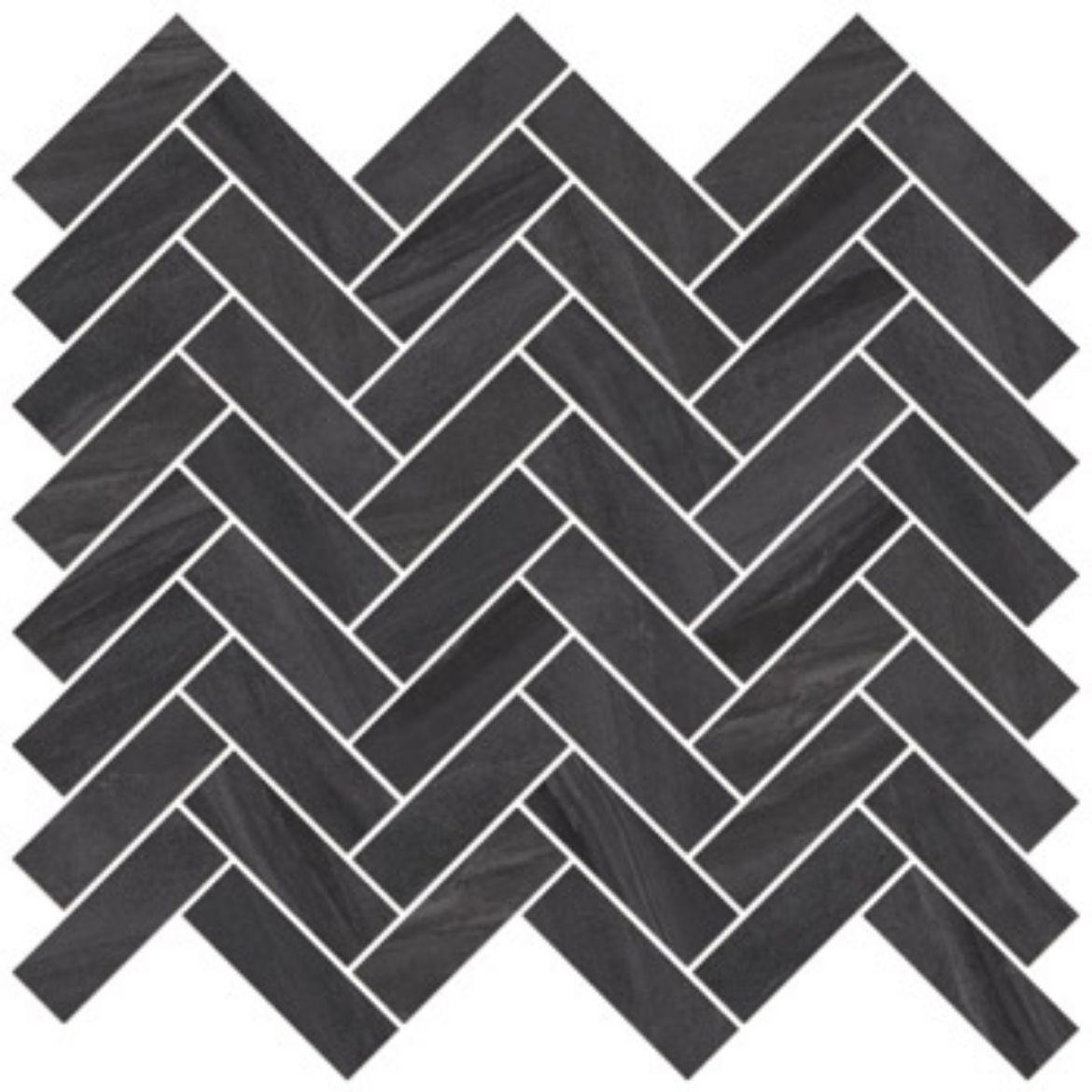 Billede af Lime-Rock Black Sildeben Mosaik 28,5x32 cm (RM - Mat)