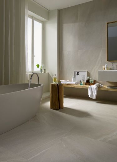 Billede af Lime-Rock White 37,5x75 cm (RM - Mat)