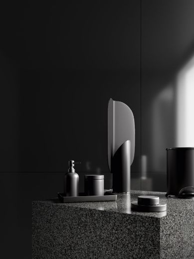 Billede af Endless Black 60x120 cm (LLL - Højglanspoleret)