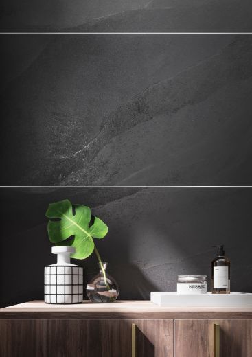 Billede af Ashima Black 60x120 cm (RB - Stokhugget)