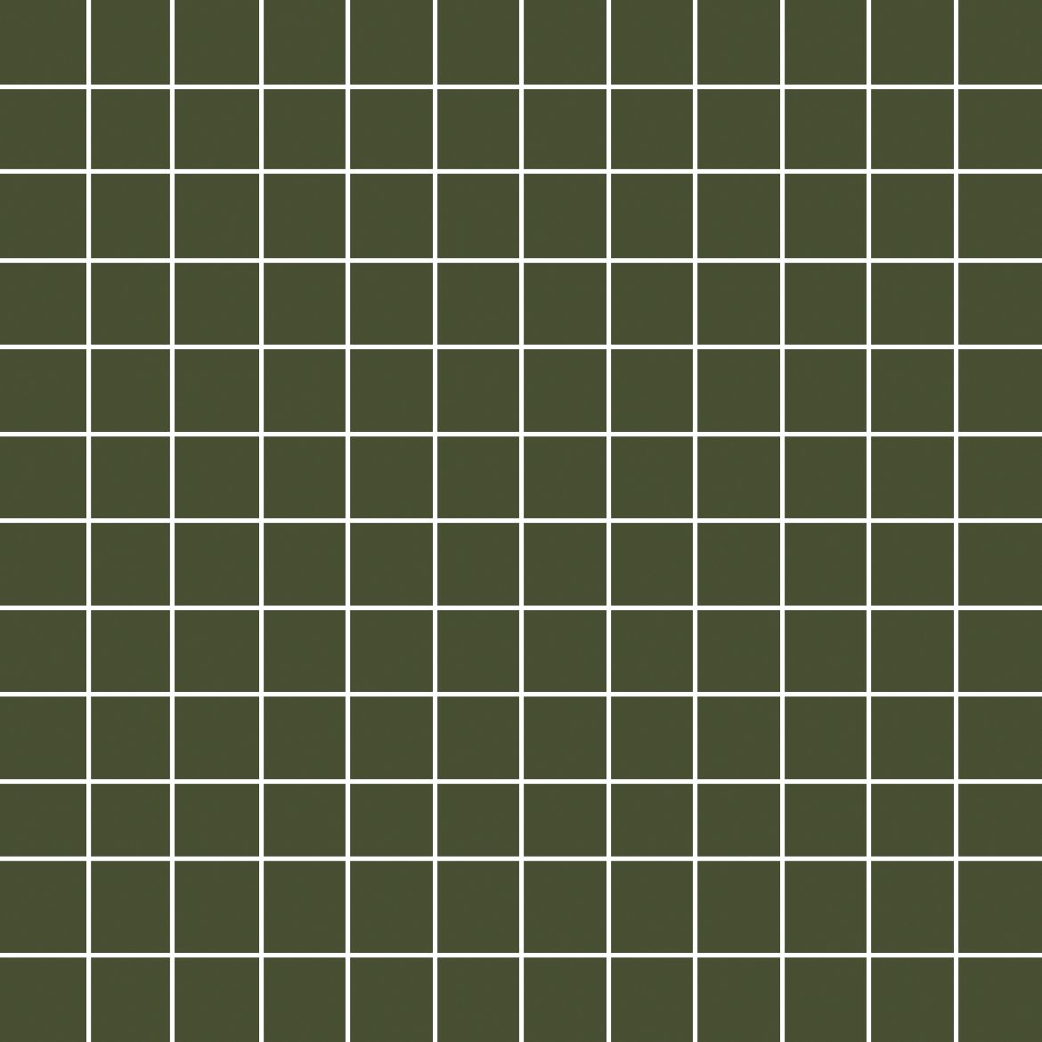 Billede af CC Pro Avocadogrøn Soft Mat Uglaseret Mosaik 22x22 mm