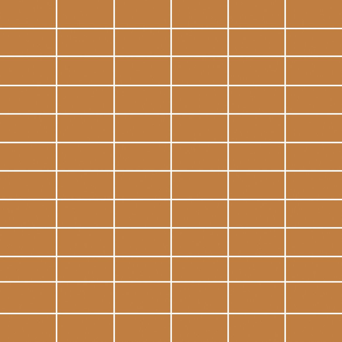 Billede af CC Pro Lys Orange Soft Mat Uglaseret Mosaik 22x47 mm