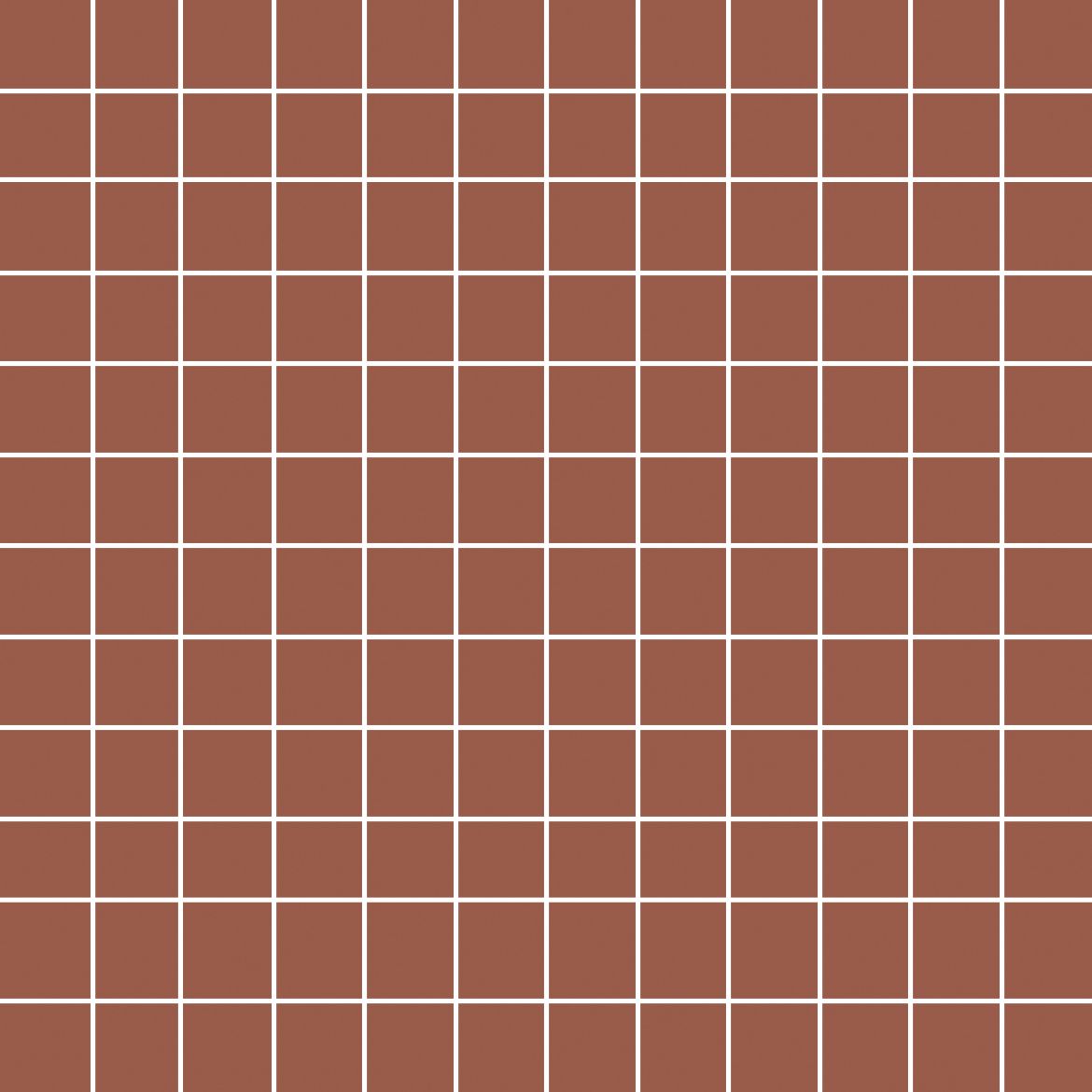 Billede af CC Pro Læderbrun Soft Mat Uglaseret Mosaik 22x22 mm