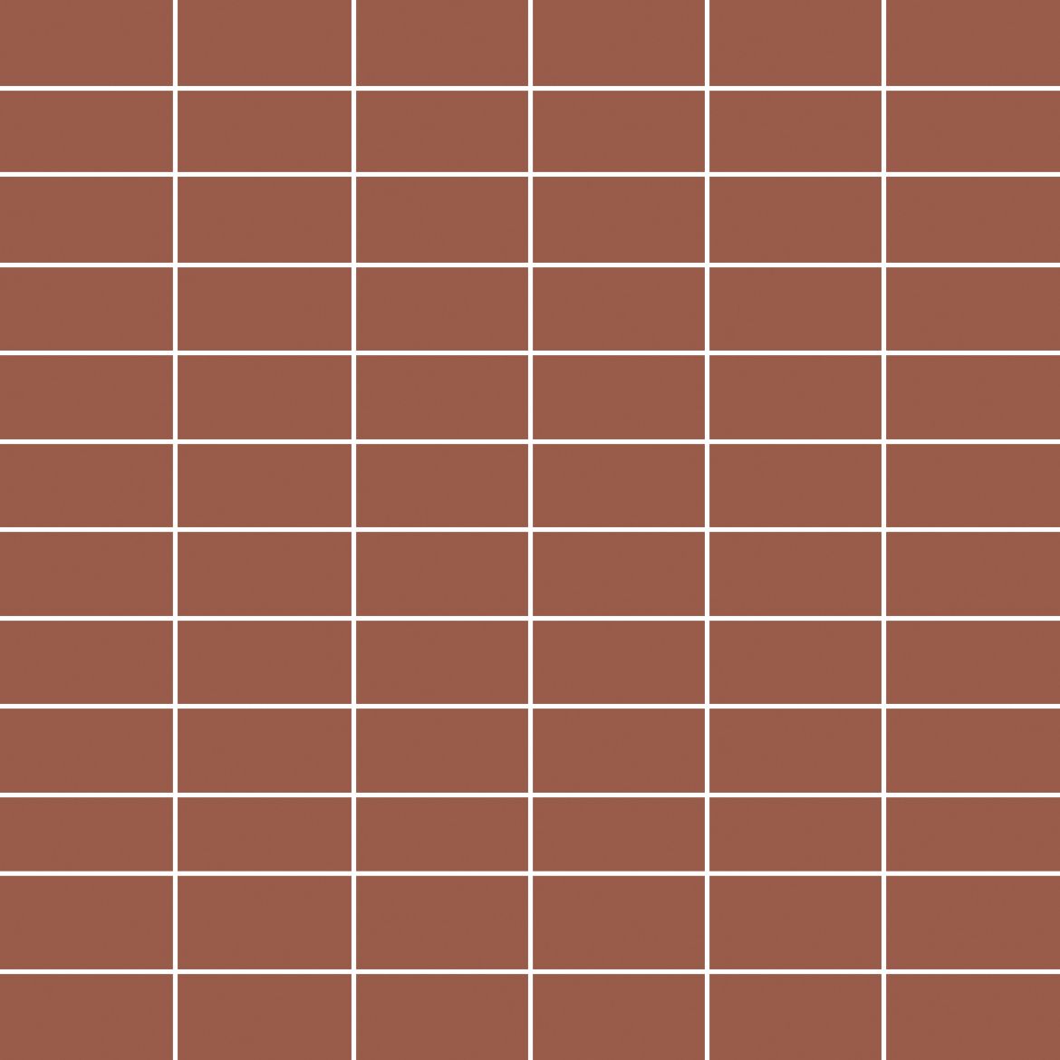 Billede af CC Pro Læderbrun Soft Mat Uglaseret Mosaik 22x47 mm