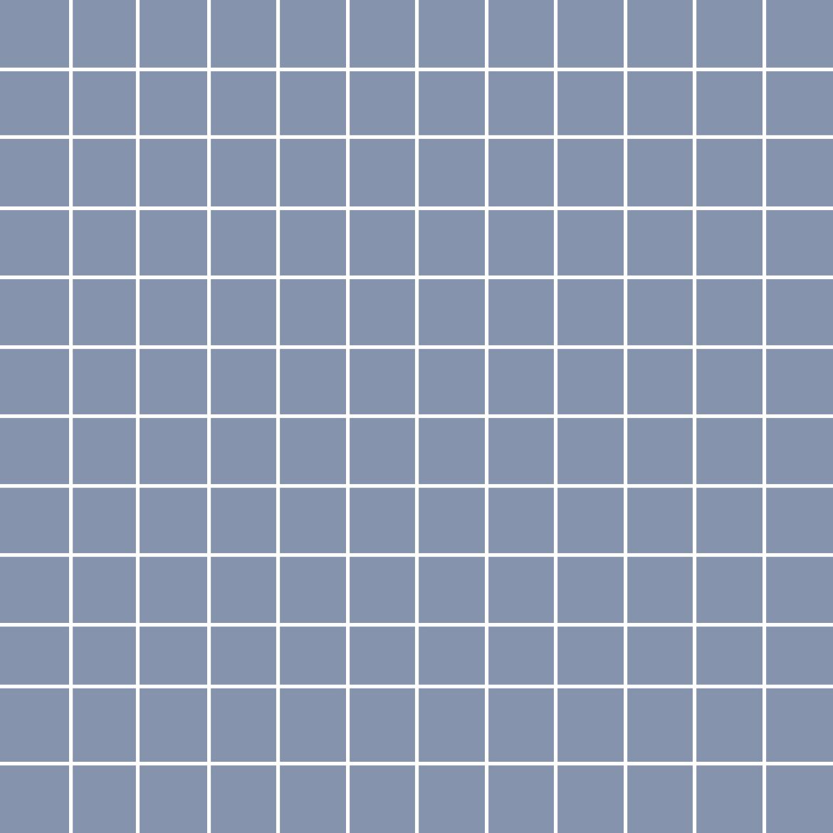 Billede af CC Pro Skyblå Soft Mat Uglaseret Mosaik 22x22 mm