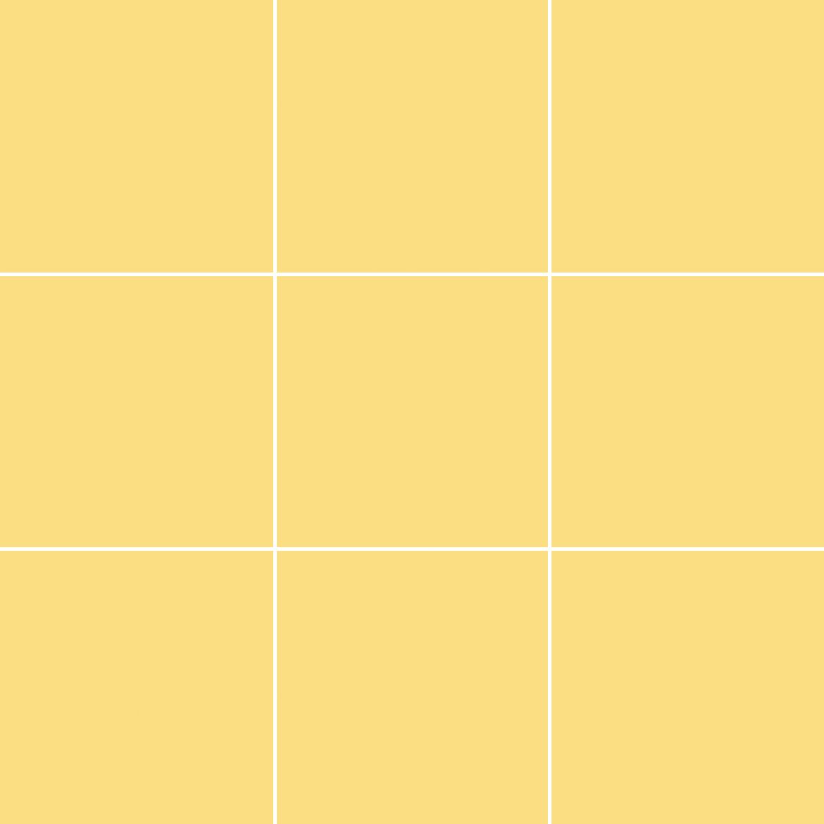 Billede af Mono Gul Mat Gulv/Væg 97x97 mm